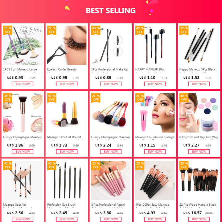 Beauty White Cosmetic Brushes Guards Mesh Flexible Net Protectors Cover Sheath 20Pc Convenient Maquiagem Brochas Maquillaje Tool