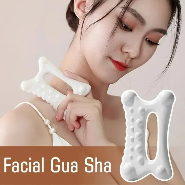 2024 New Facial GuaSha Massage Board Body Skin Care Relaxation Scraper Body Relaxation Fat Guasha Board Face Lift Muscle Relief