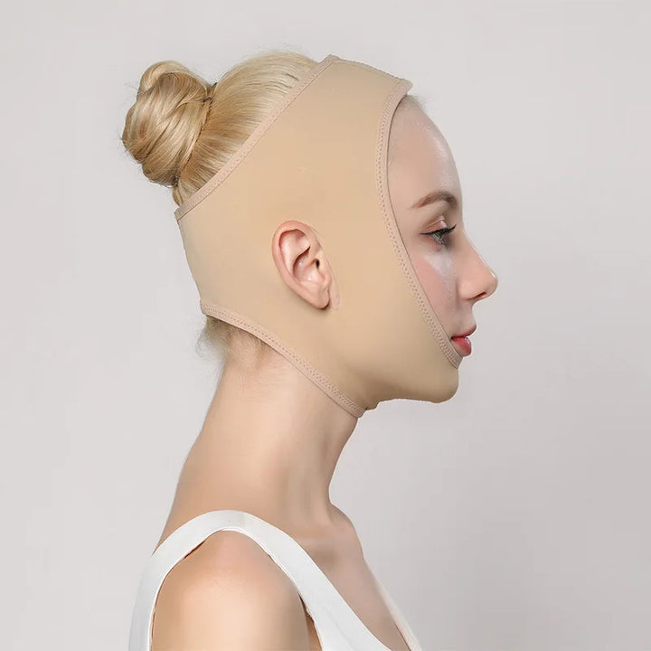 Elastic Face Slimming Bandage V Line Face Shaper Women Chin Cheek Lift Up Belt Facial Massager Strap Face Beauty Skin Care Tools