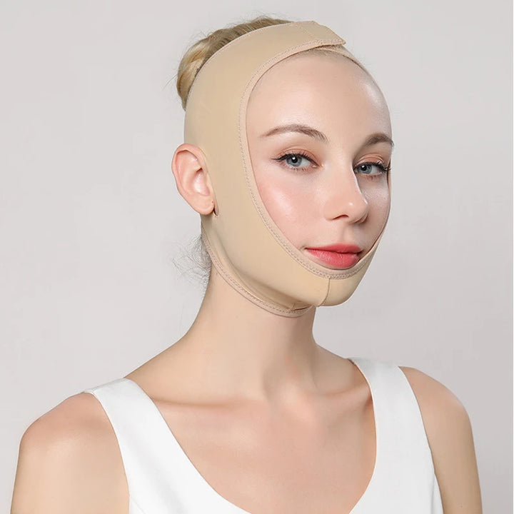 Elastic Face Slimming Bandage V Line Face Shaper Women Chin Cheek Lift Up Belt Facial Massager Strap Face Beauty Skin Care Tools