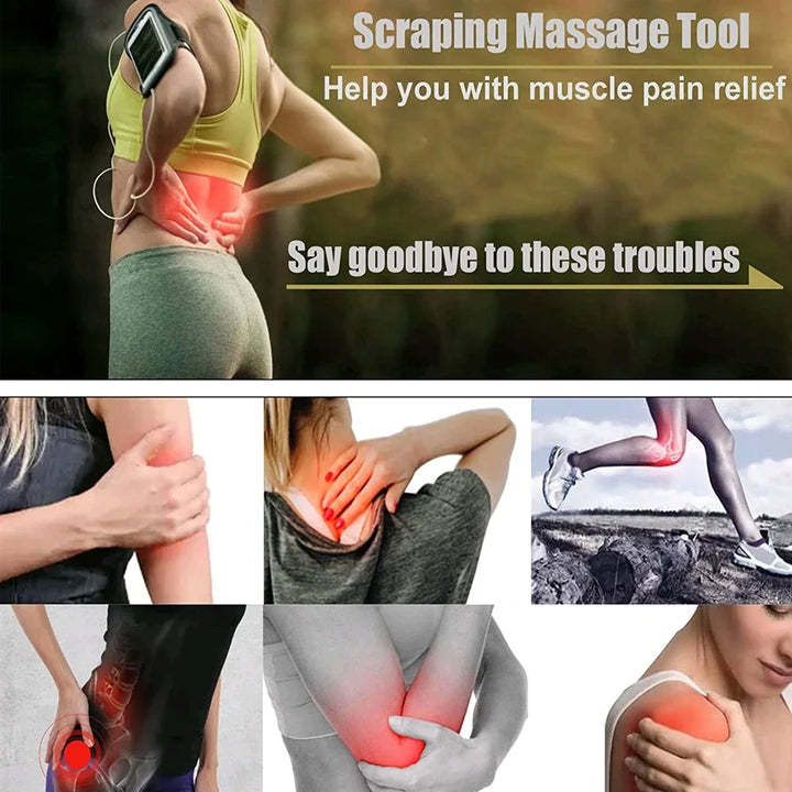 2024 New Facial GuaSha Massage Board Body Skin Care Relaxation Scraper Body Relaxation Fat Guasha Board Face Lift Muscle Relief