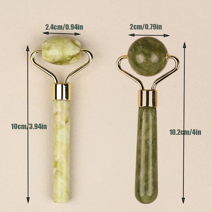 1PC Natural Jade Face Roller Massager Face Neck Body Skin Care Beauty SPA Relax Tool Portable Face Massager Home Use Instrument