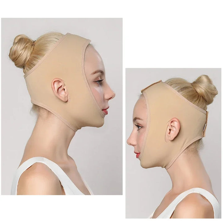Elastic Face Slimming Bandage V Line Face Shaper Women Chin Cheek Lift Up Belt Facial Massager Strap Face Beauty Skin Care Tools
