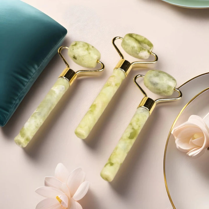 1PC Natural Jade Face Roller Massager Face Neck Body Skin Care Beauty SPA Relax Tool Portable Face Massager Home Use Instrument